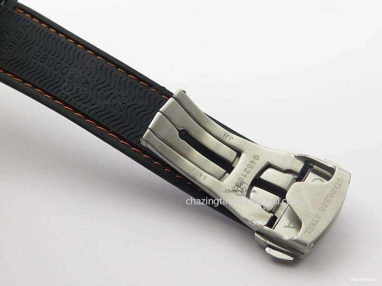 0327 Planet Ocean SS Bp Maker 45mm Black Bezel Orange Numbers On Black Rubber Strap A Popular 8220